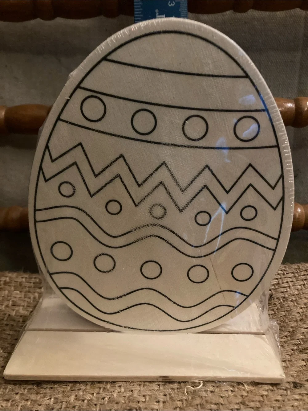 Bundle of paintable wood Easter items